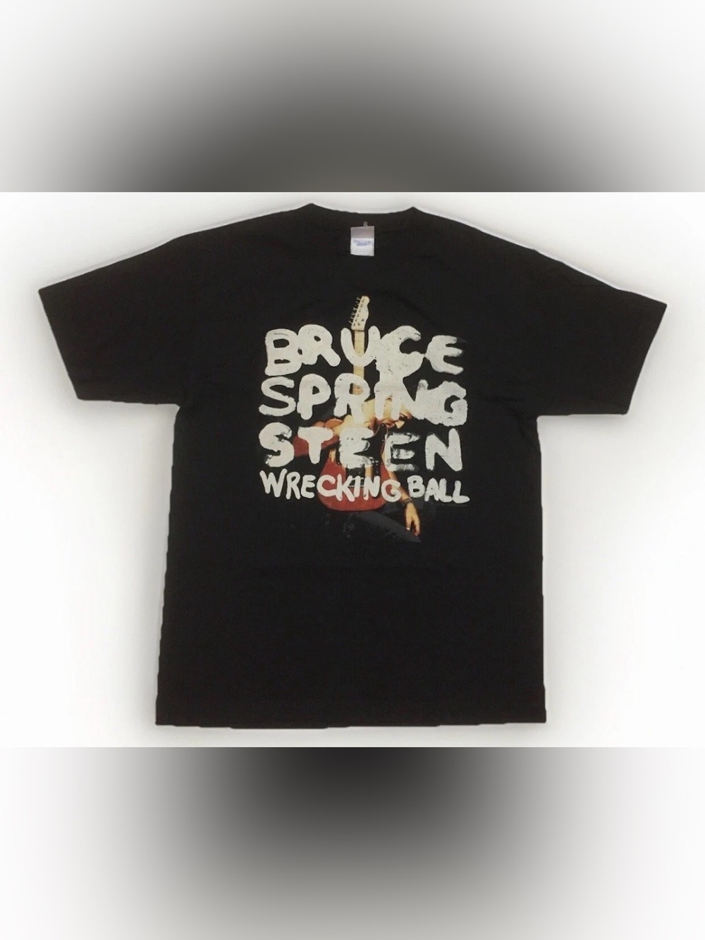 2012 Bruce Springsteen T-Shirt Size Medium Wrecking Ball Concert Tour Black USA